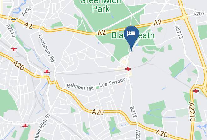London - The Clarendon Hotel Blackheath Village Maps