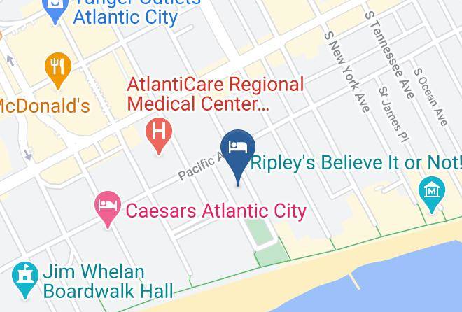 Atlantic - The Claridge A Radisson Hotel Maps