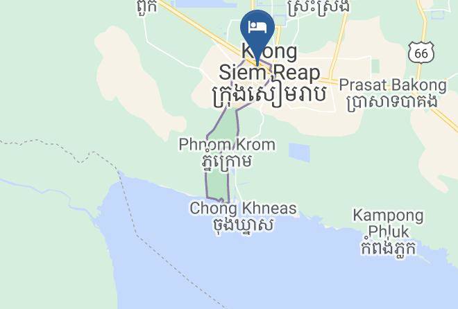 The Clay D'angkor Resort & Spa Karte - Siem Reap - Siem Reab Town