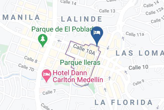 Medellin - The Click Clack Hotel Medellin Maps