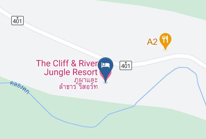 Amphoe Phanom - The Cliff & River Jungle Resort Maps