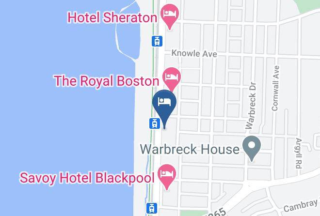 Blackpool - The Cliffs Hotel Maps