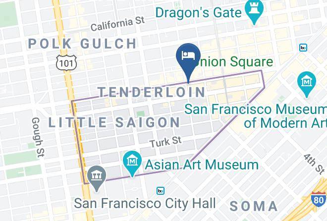 San Francisco - The Clift Royal Sonesta Hotel Maps