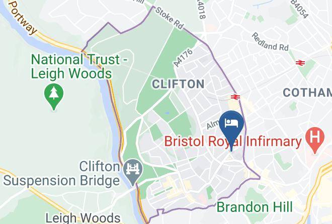 Bristol - The Clifton Hotel Bristol Maps