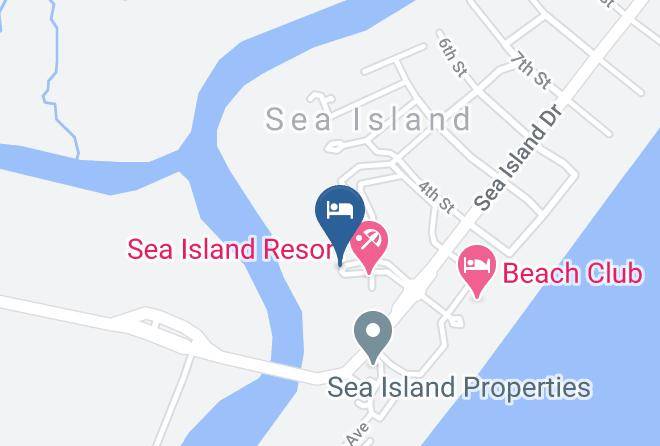 The Cloister At Sea Island Map