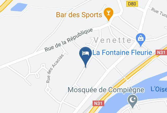 Oise - Le Clos Floresine Maps