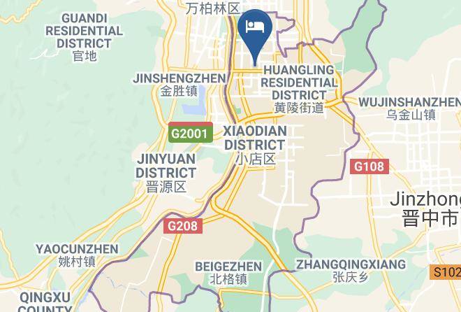 Taiyuan - The Cloudworld Hotel Shanxi Maps