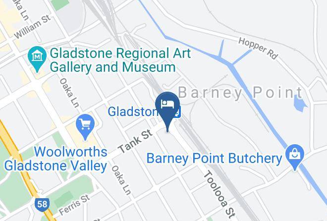 Gladstone - The Club Hotel Gladstone Maps