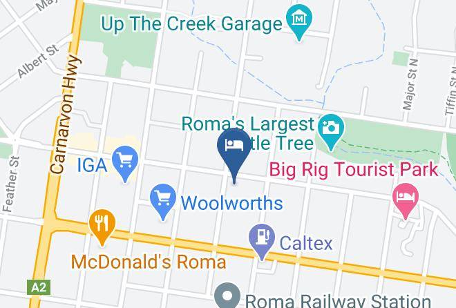 Maranoa - The Club Hotel Motel Roma Maps