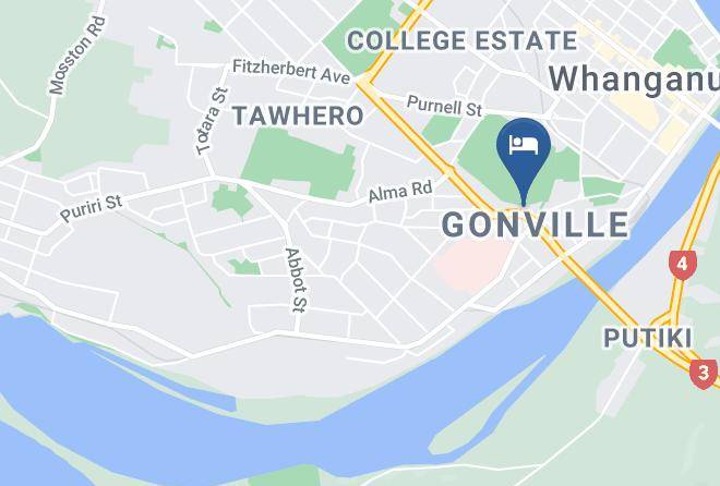 Whanganui - The Coachman's Lodge Motel Maps