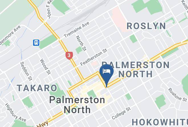 Palmerston North - The Cobb Hotel Maps
