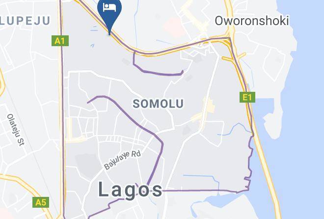 Shomolu - The Cocoon Luxury Suites Maps