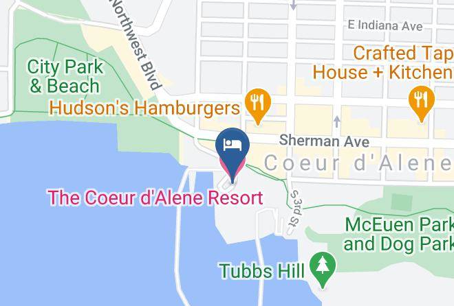 Kootenai - The Coeur D'alene Resort Maps