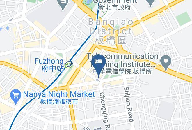 Banqiao District Fuzhong Shopping Area - The Cole Hotel Maps