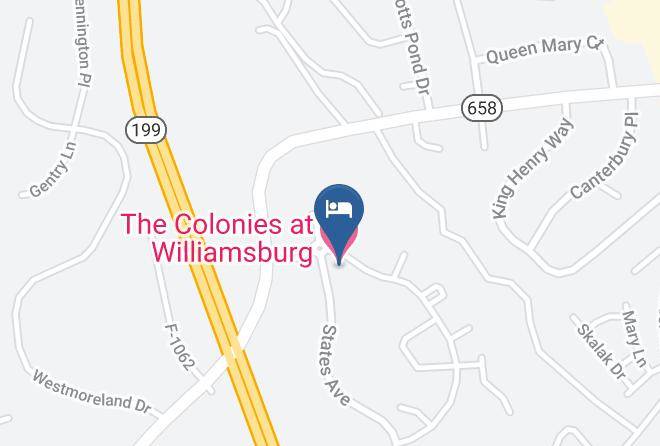The Colonies At Williamsburg Map