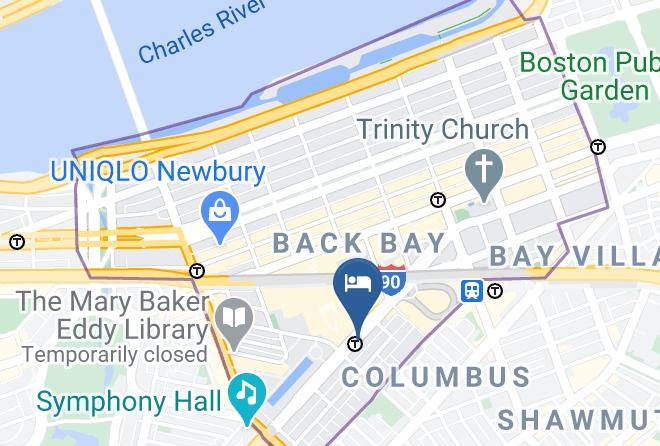 The Colonnade Hotel Map