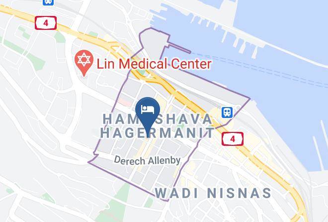 Haifa - The Colony Hotel Maps