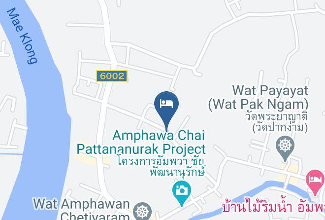 Amphoe Amphawa - The Colors Resort Amphawa Maps