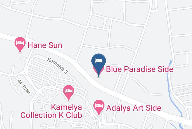 Manavgat - Blue Paradise Side Hotel Maps