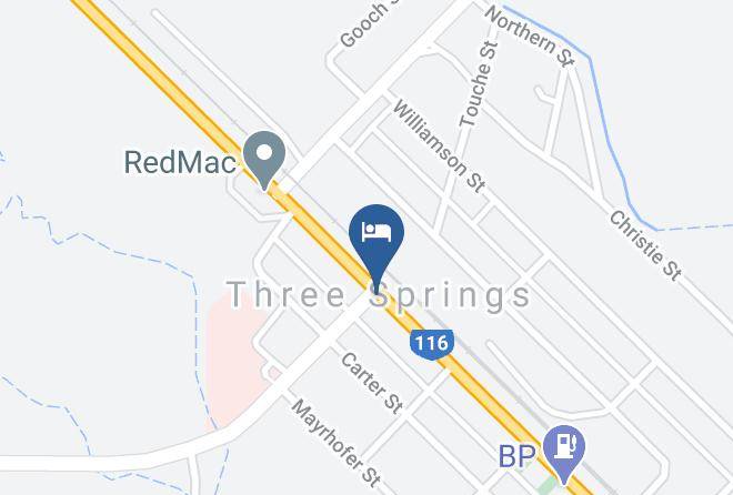 Three Springs - The Commercial Hotel Maps