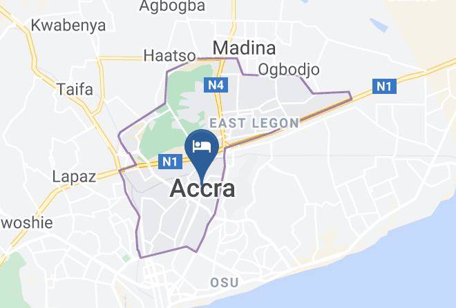 Accra - The Congress Hotel Maps