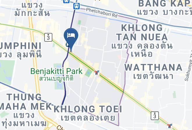 Watthana - The Continent Hotel Bangkok By Compass Hospitality Maps