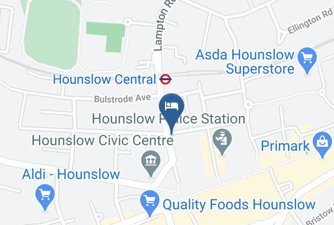 London - The Continental Hotel Hounslow Maps