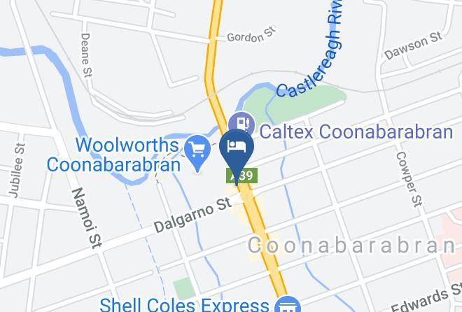 The Coonabarabran Hotel Map