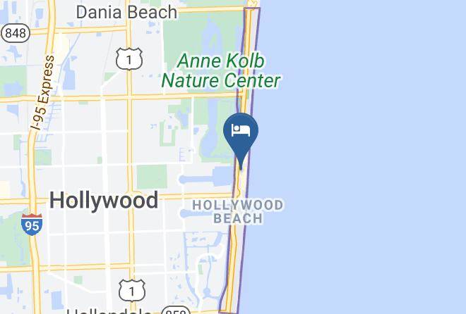 The Coral House Hotel Map