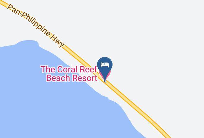 Western Samar - The Coral Reef Beach Resort Maps