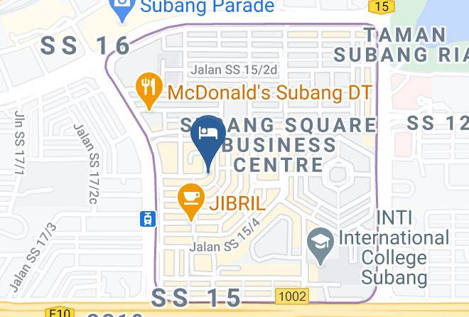 Petaling - The Core Hotel Maps