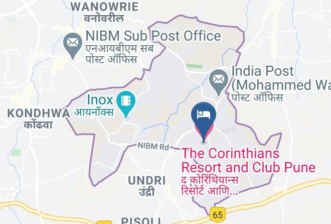 Pune - The Corinthians Resort And Club Pune Maps