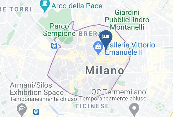 Milan - The Corner Duomo Hotel Maps