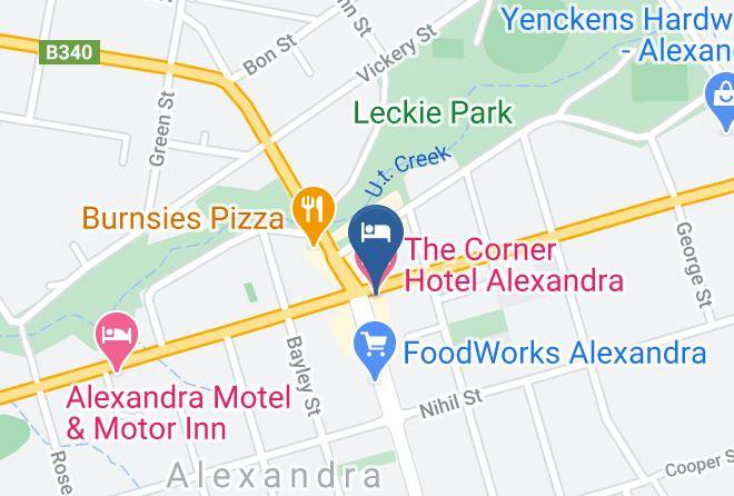 Murrindindi - The Corner Hotel Alexandra Maps