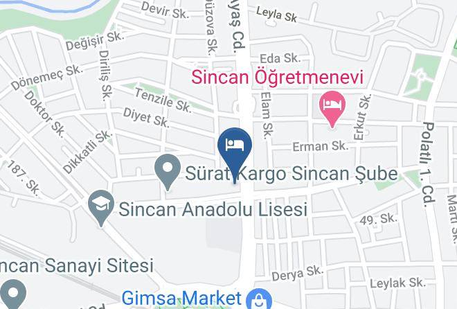 Sincan - Corner Hotel Maps