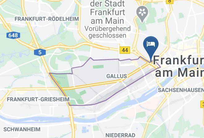 Frankfurt Am Main - The Corner Hotel Maps