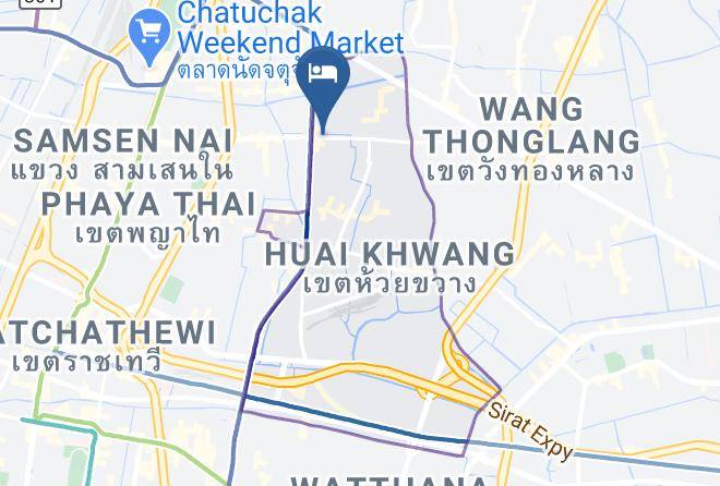 Huai Khwang - The Corner Ratchada Maps