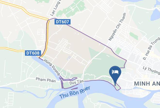 The Corner Riverside Hotel Map