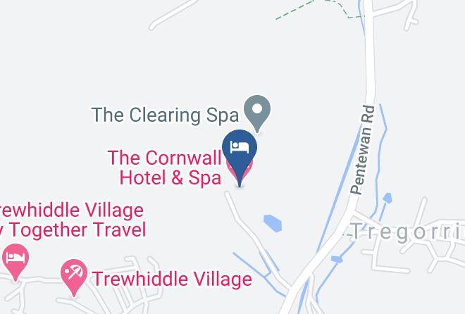 The Cornwall Hotel & Spa Map