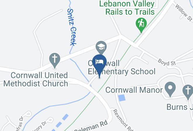 The Cornwall Inn Map