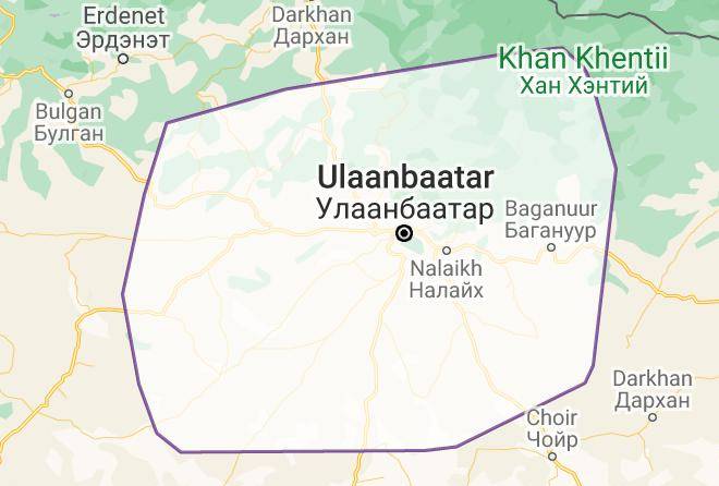 Ulaanbaatar - The Corporate Hotel &resort Nukht Maps