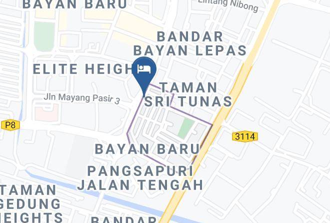 Bayan Lepas - The Corum View Hotel Maps