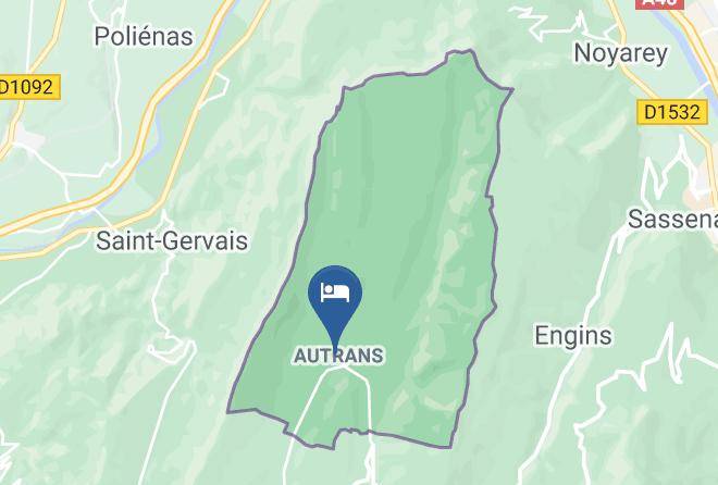 Isere - Gite Autrans Le Chalande Maps