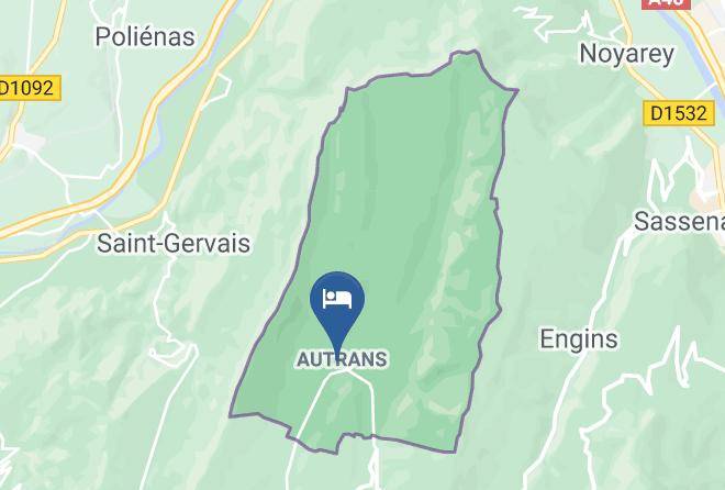 Isere - Chambres D'hote Autrans Le Petit Cha Maps