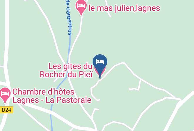 Vaucluse - Les Gites Du Rocher Du Piei Maps