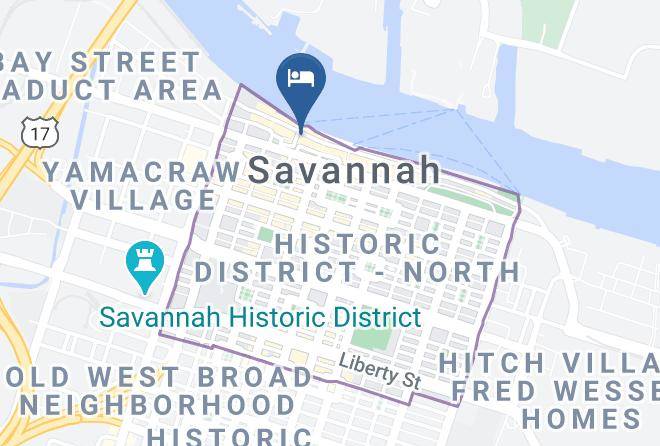 Chatham - The Cotton Sail Hotel Savannah Tapestry Collection By Hilton Maps