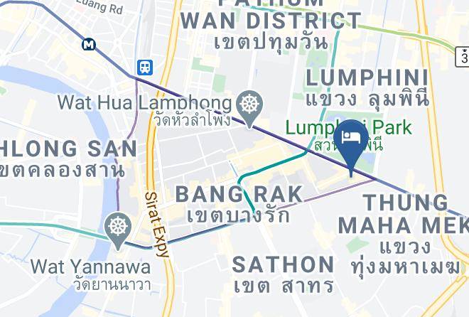 Phra Nakhon - The Cotton Saladaeng Hotel Maps
