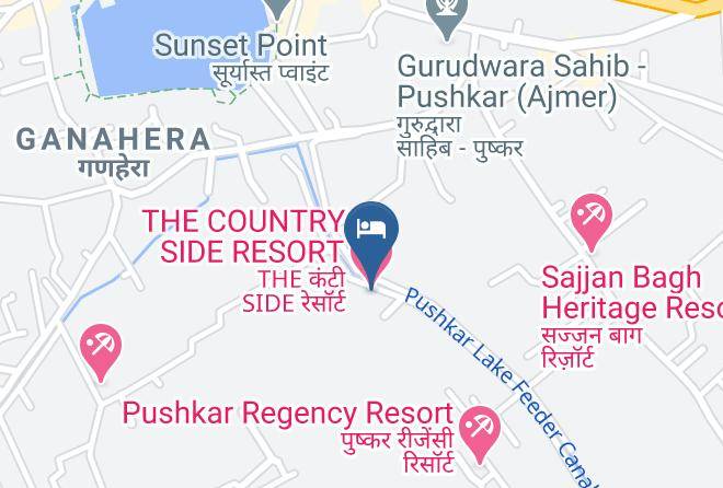 Pushkar - The Country Side Resort Maps