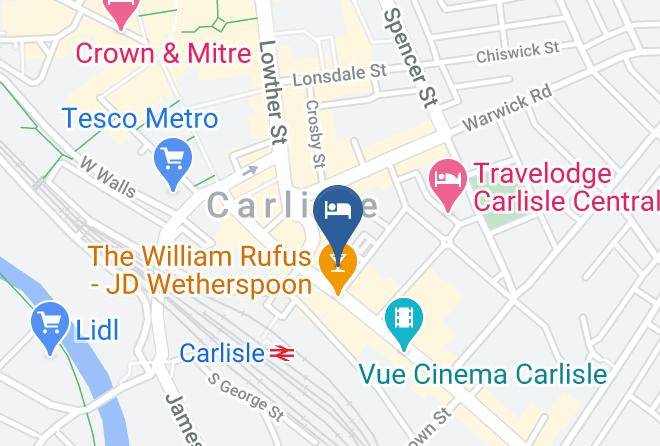 Cumbria - The County Hotel Maps