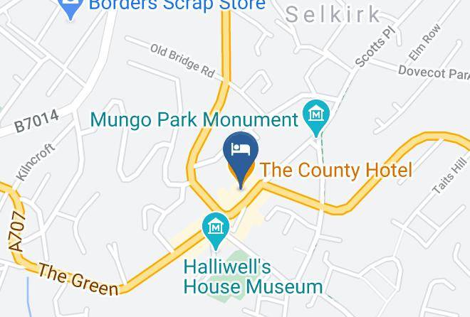 Scottish Borders - The County Hotel Maps